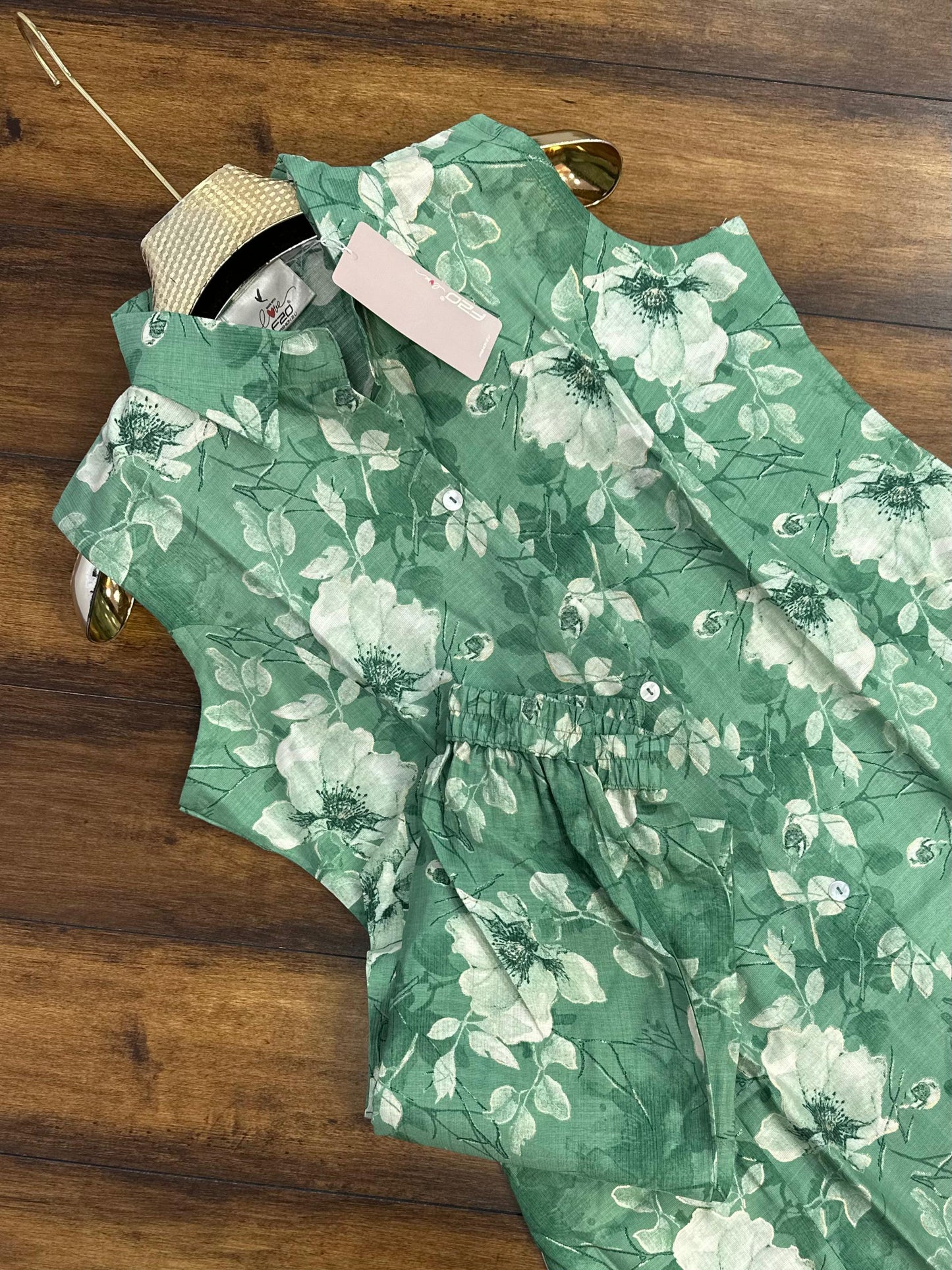 A Line Vertican Silk Kurti AVS17