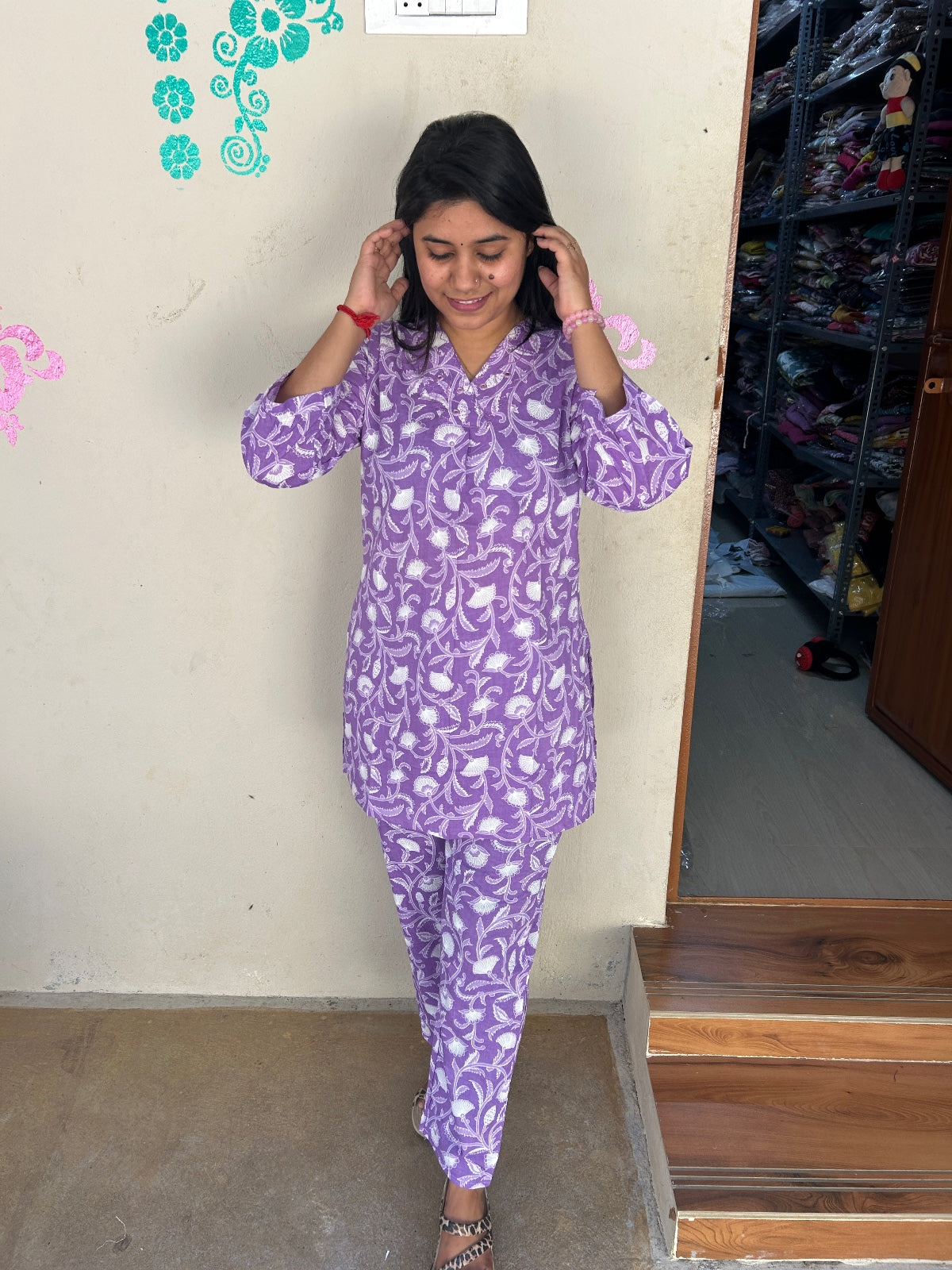 Cotton Co-ord Sets ( night suits ) NSC91