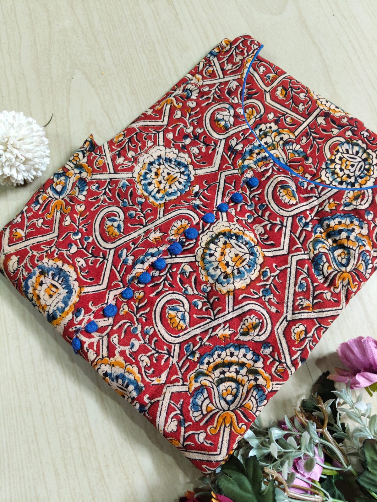 Kalamkari Anarkali Frock KAF08