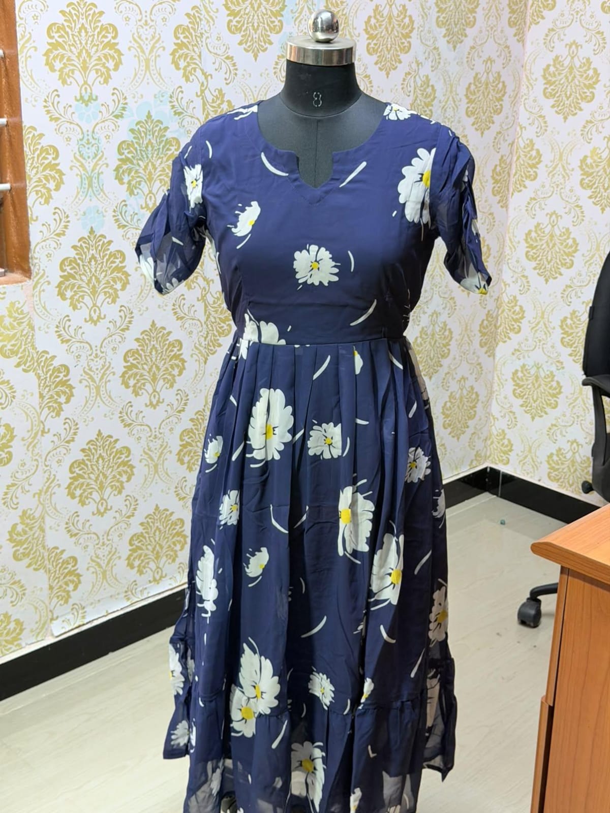 Georgette Floral Frock GFF60