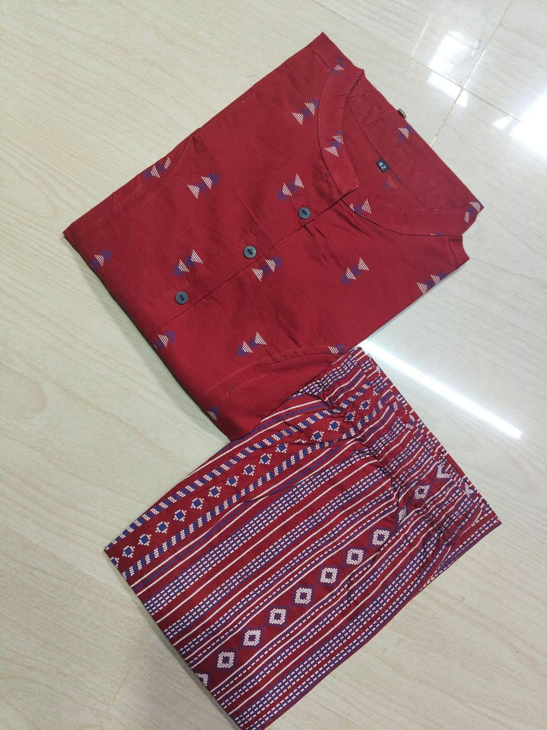 A Line Cotton Kurti AL126