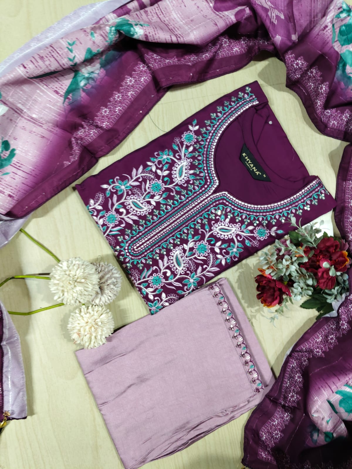 Visithra Silk Duppata Sets VDS12