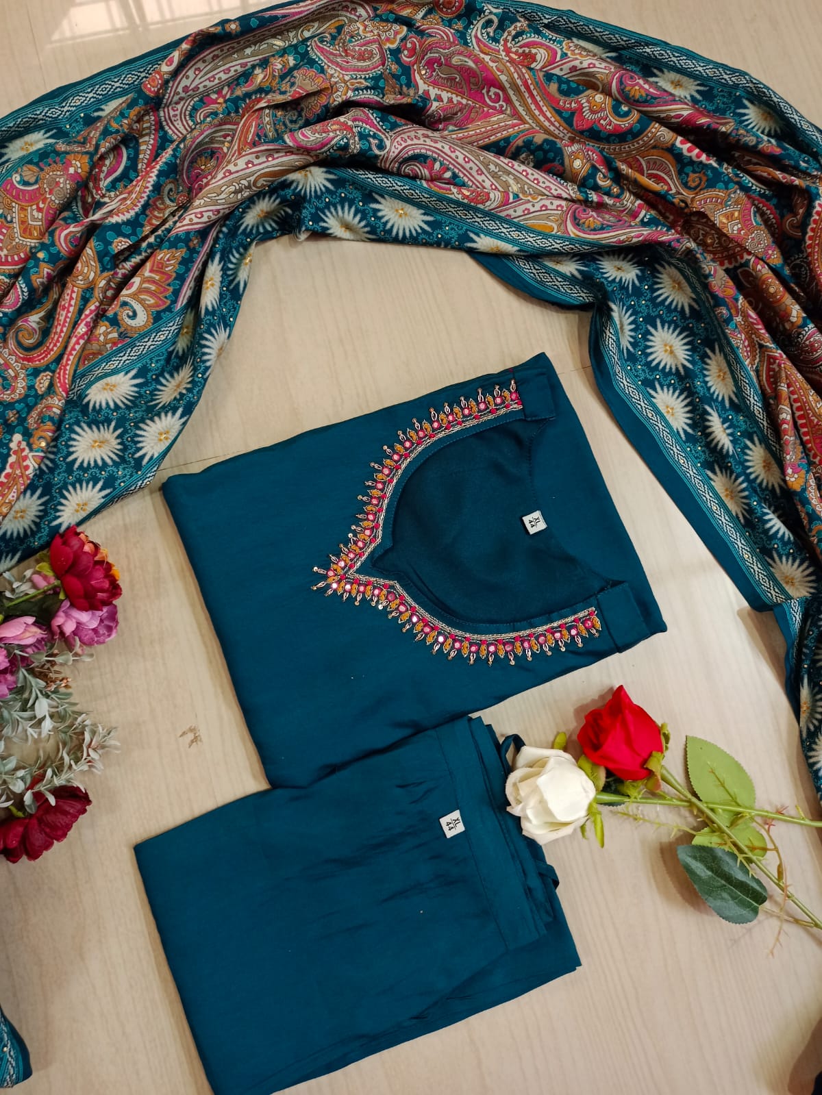 Premium Modal Chanderi Silk Kurti - CSK31