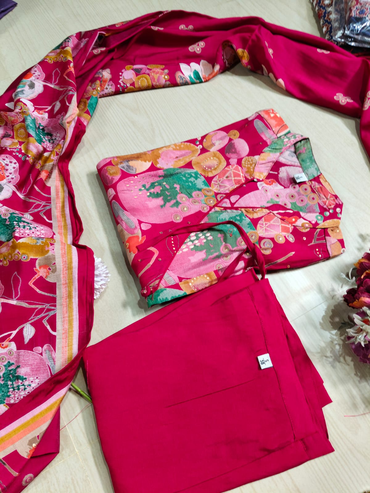 Premium Modal Chanderi Silk Kurti - CSK36