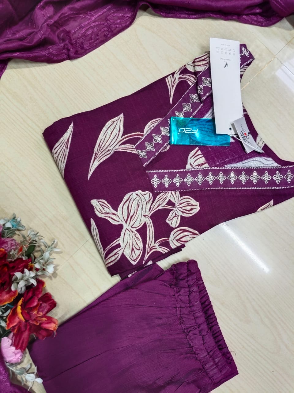 Premium Shiny Vetican Silk Kurti - SVK13