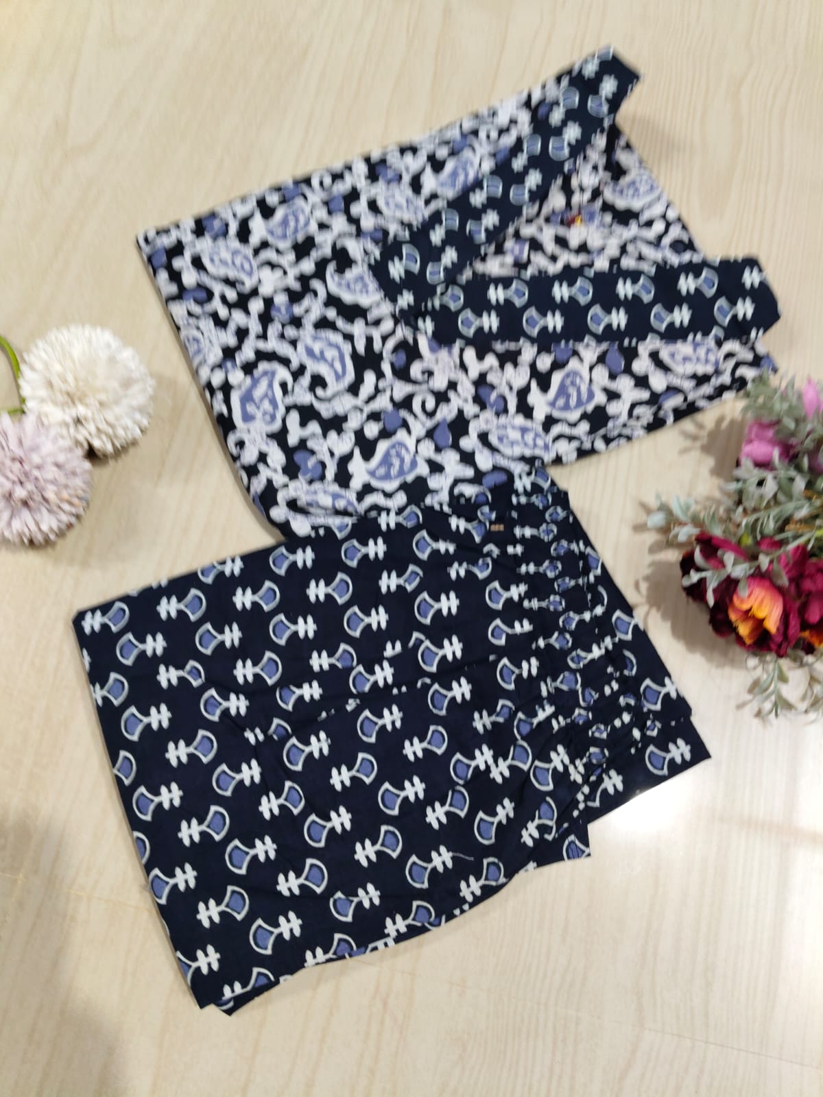 V neck Kurthi with Pant ALN03