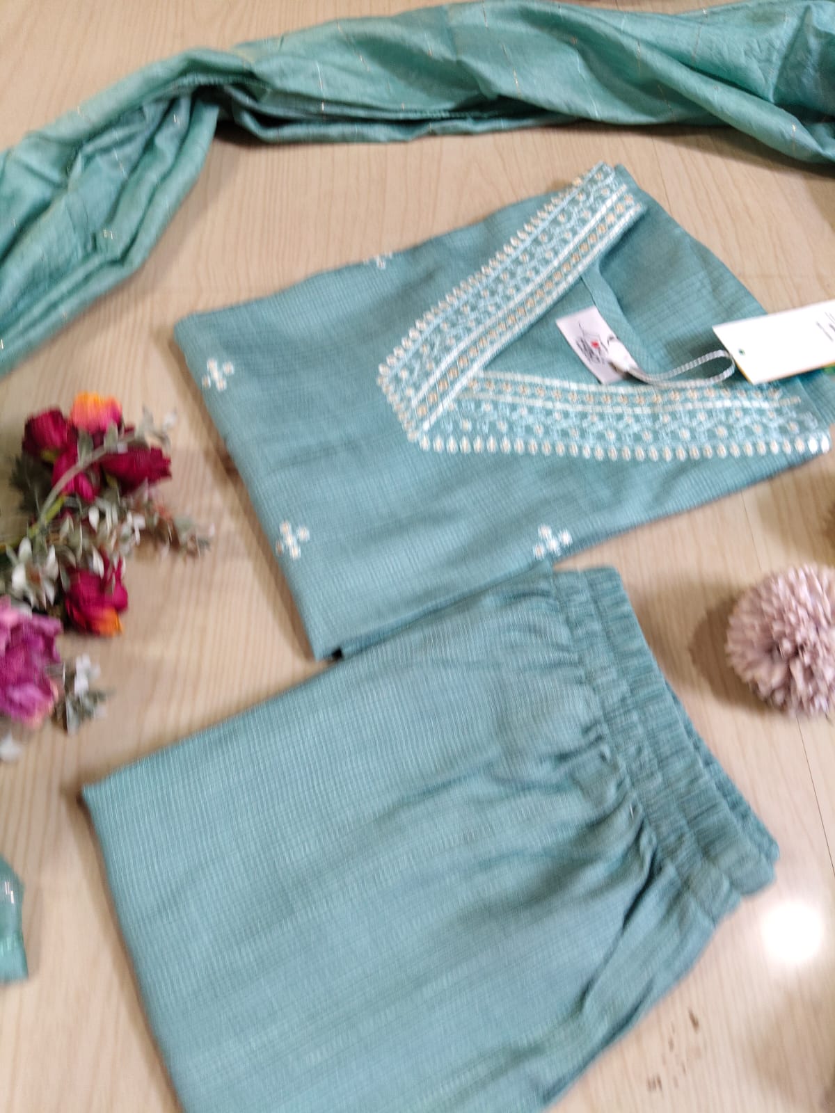 shiny dupatta set SSD13