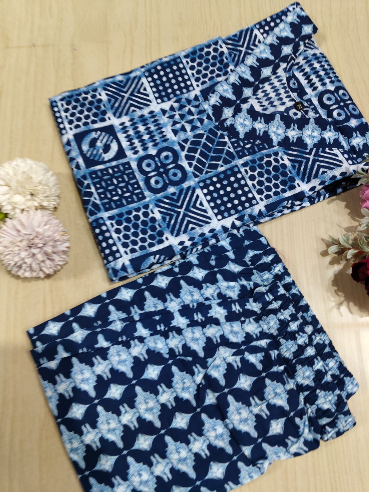 V neck Kurthi with Pant ALN08