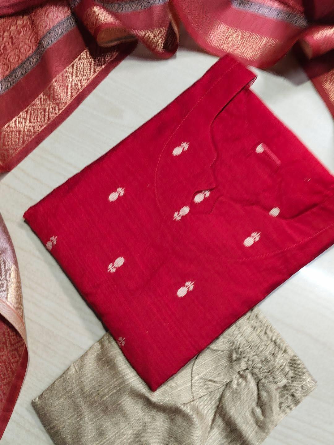Raw Silk Kurti Set EW152
