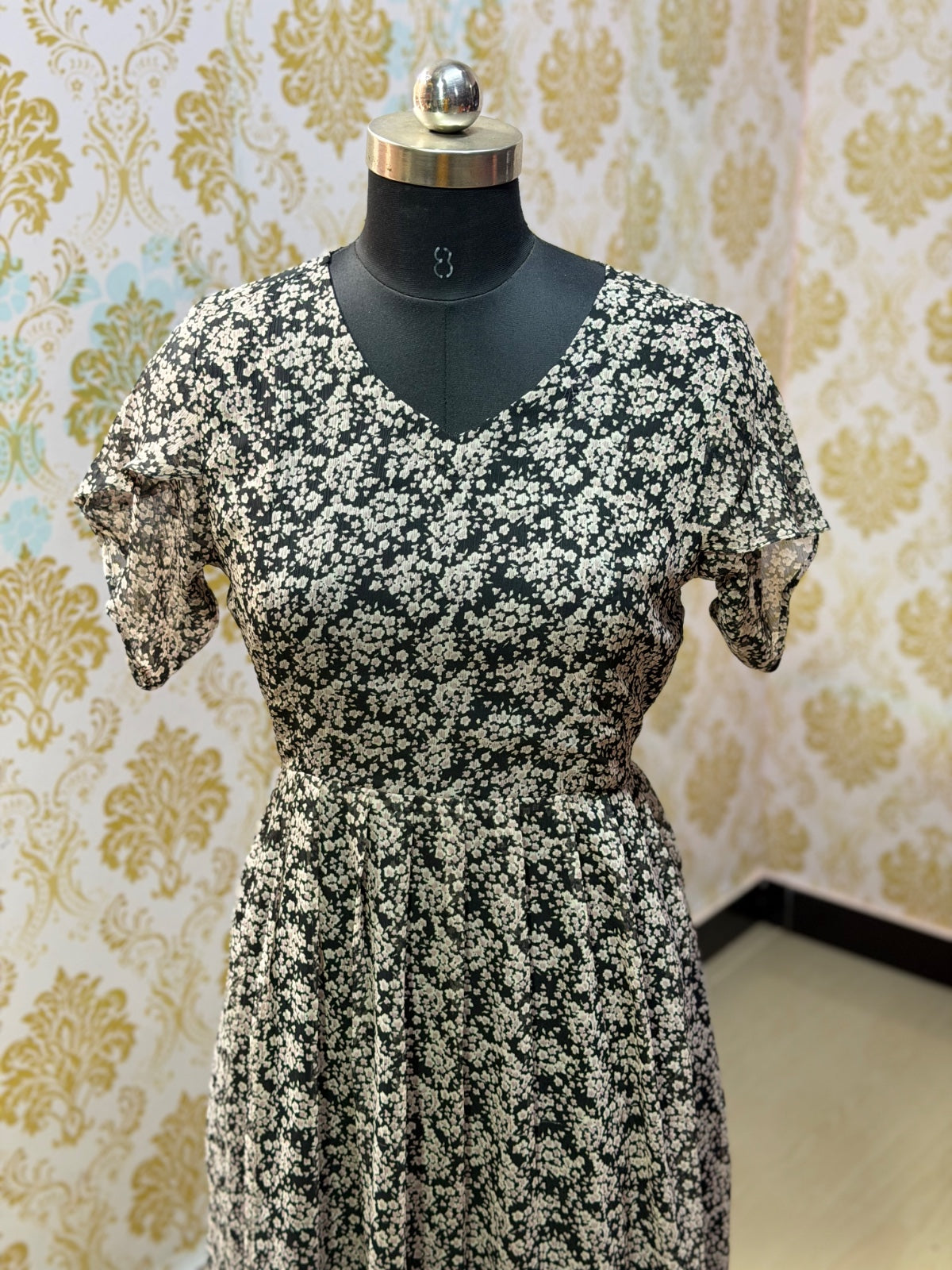 Georgette Floral Frock GFF15