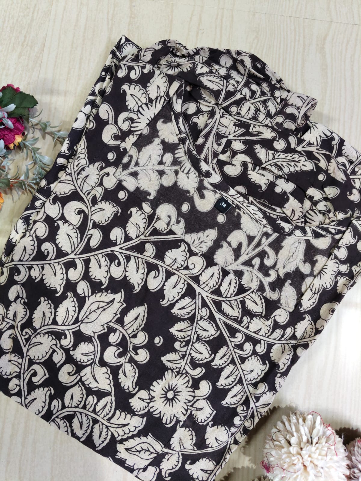 Kalamkari Anarkali Frock KAF15