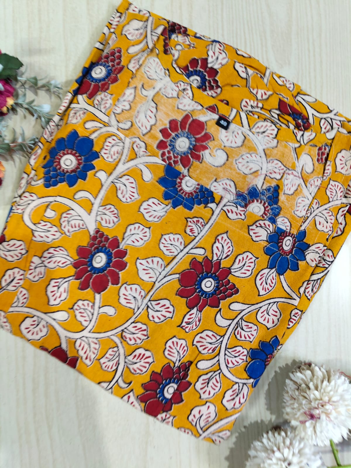 Kalamkari Anarkali Frock KAF12