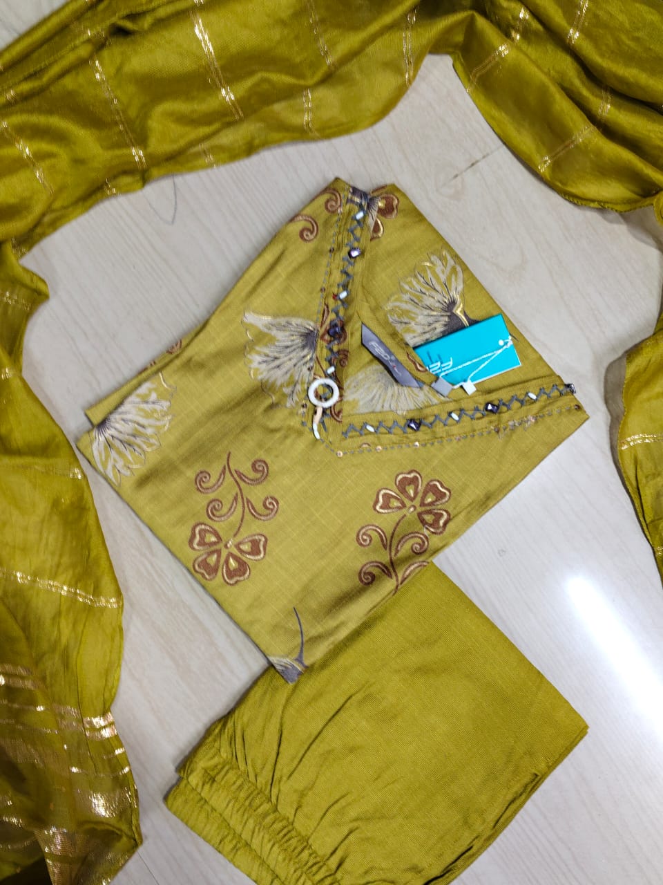 Premium Shiny Vetican Silk Kurti - SVK17
