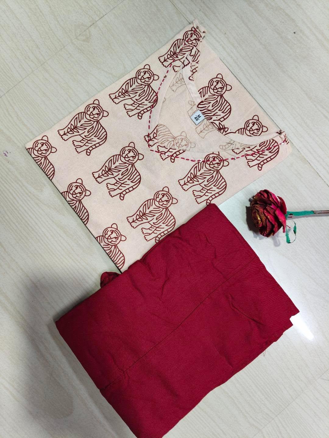 Short Kurthi With Pant SKP12