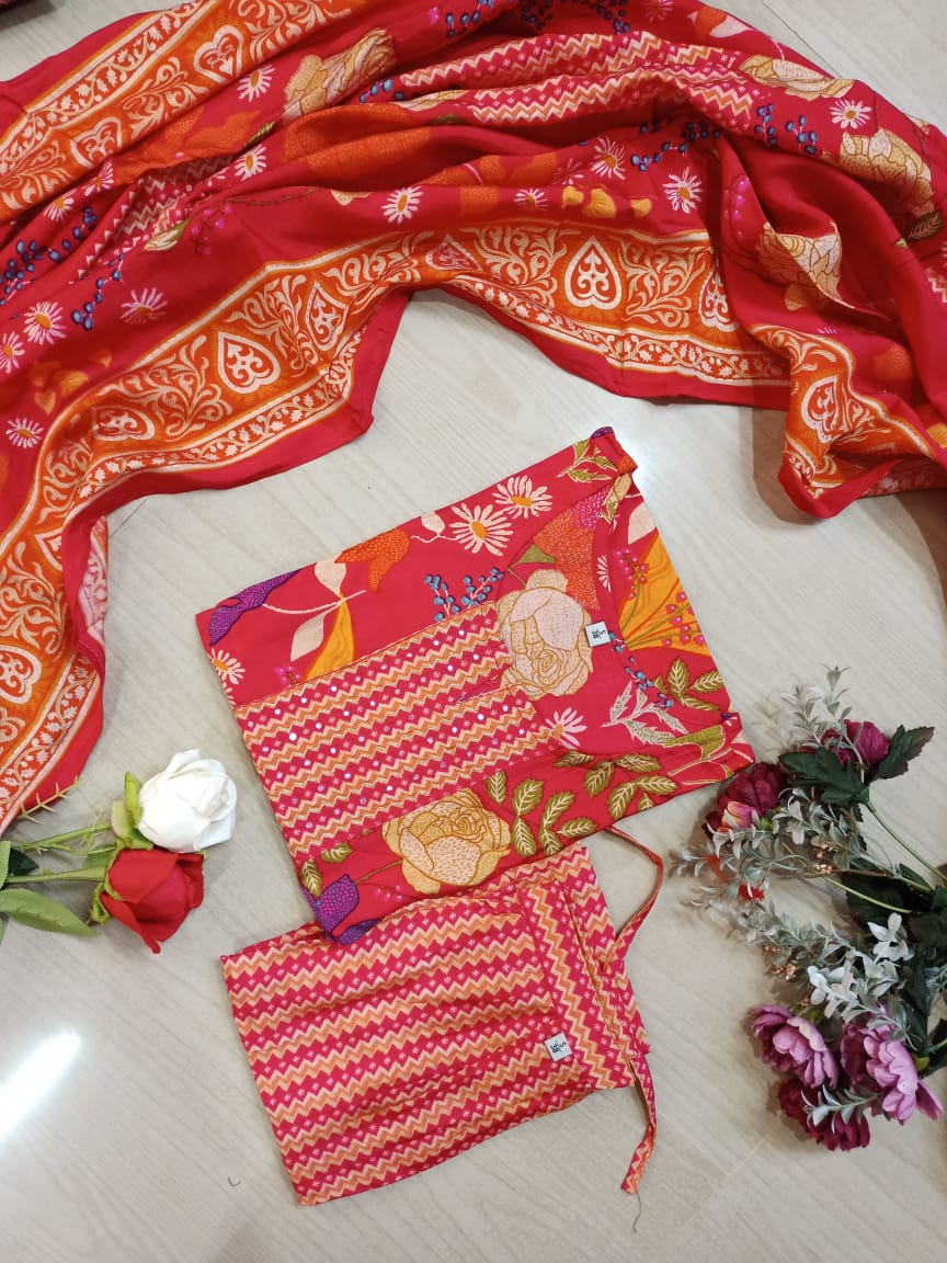 Premium Modal Chanderi Silk Kurti - CSK20