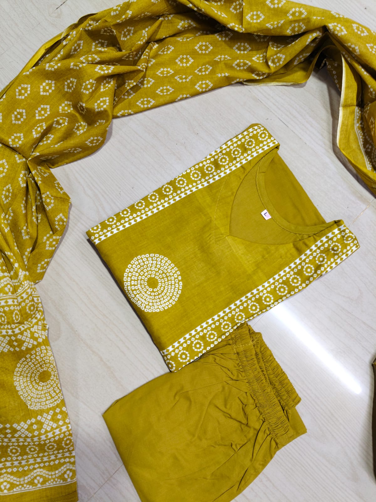 Jaipur Cotton Kurti Set - JKS18 (Check Our Size Chart Before Placing the Order)