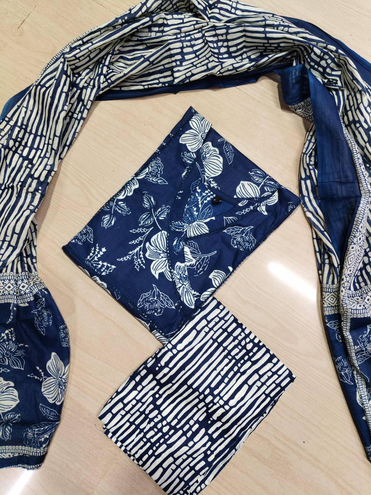 Jaipur Cotton Kurti Set - JKS19 (Check Our Size Chart Before Placing the Order)