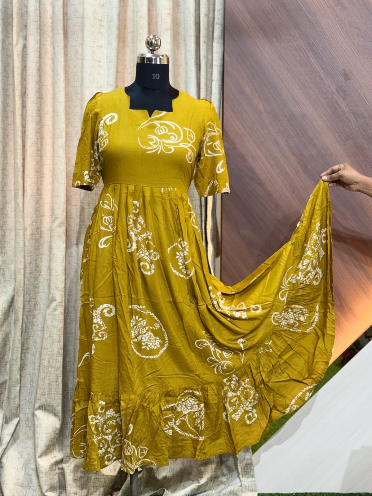 Premium Rayon Floral Frock RF01