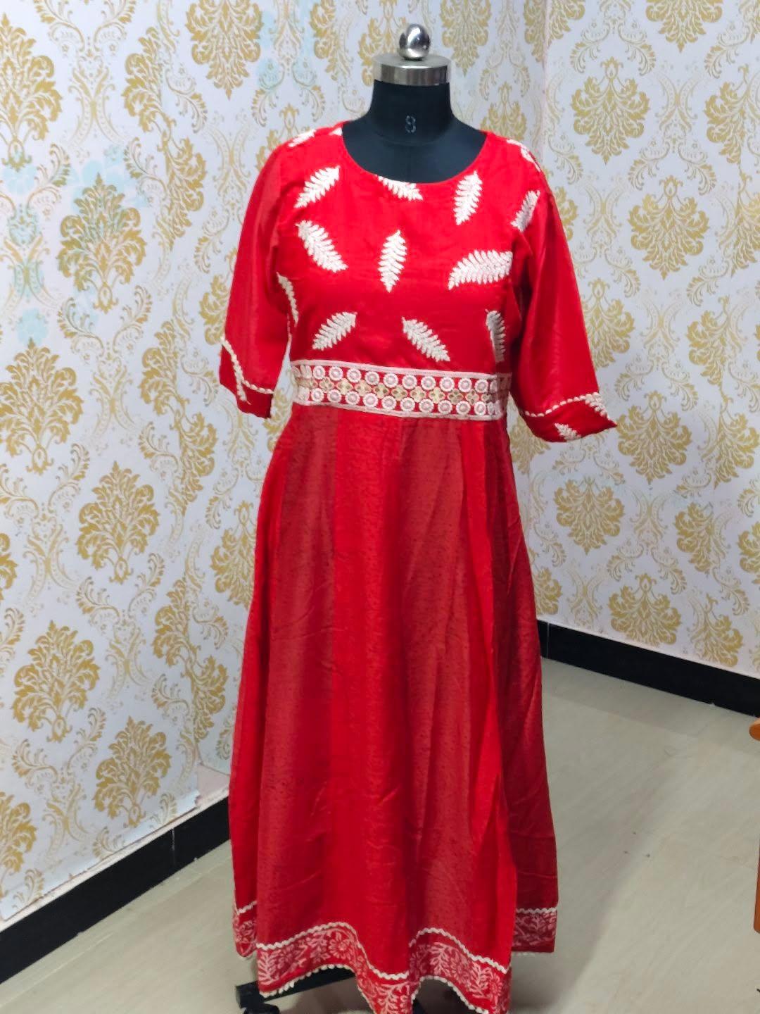 Muslin Floral Frock - CFF208