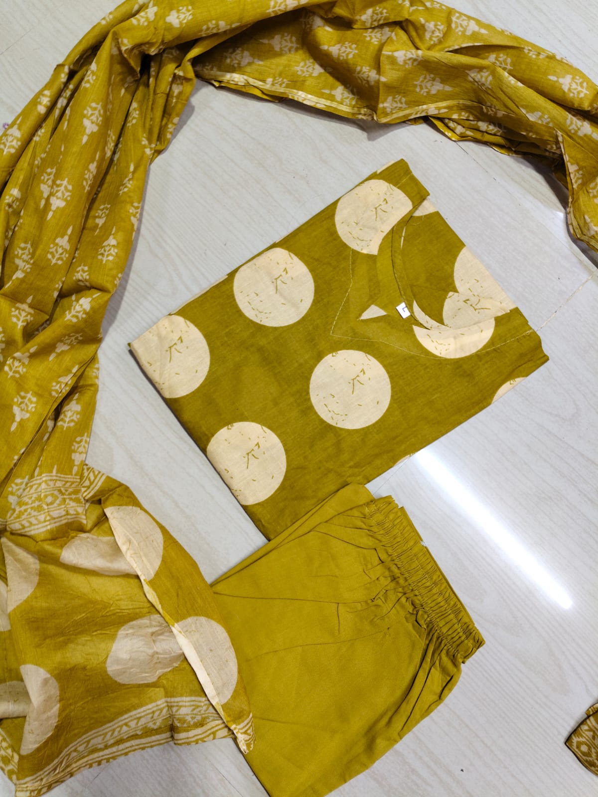 Jaipur Cotton Kurti Set - JKS20 (Check Our Size Chart Before Placing the Order)