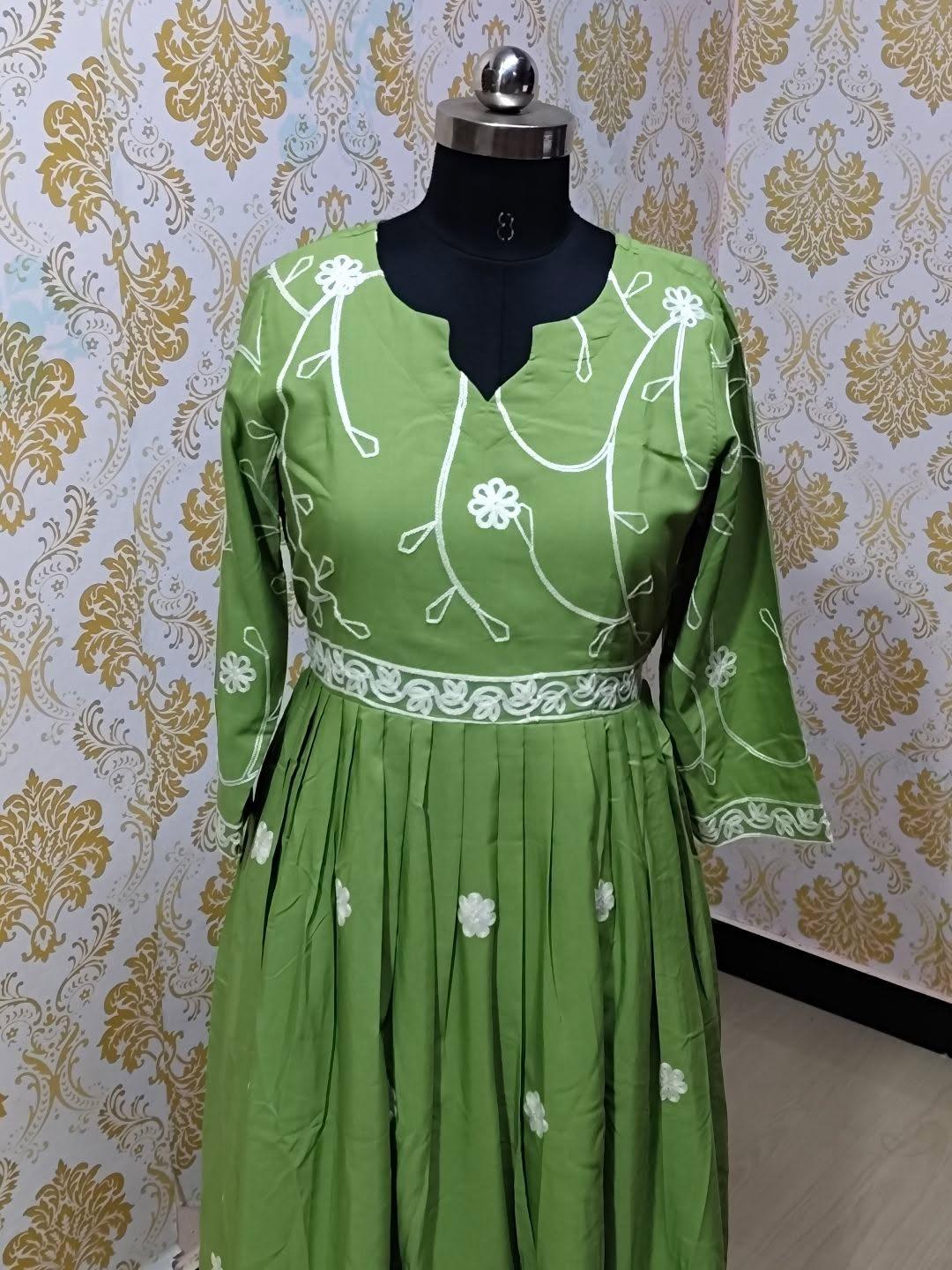 Muslin Floral Frock - CFF211