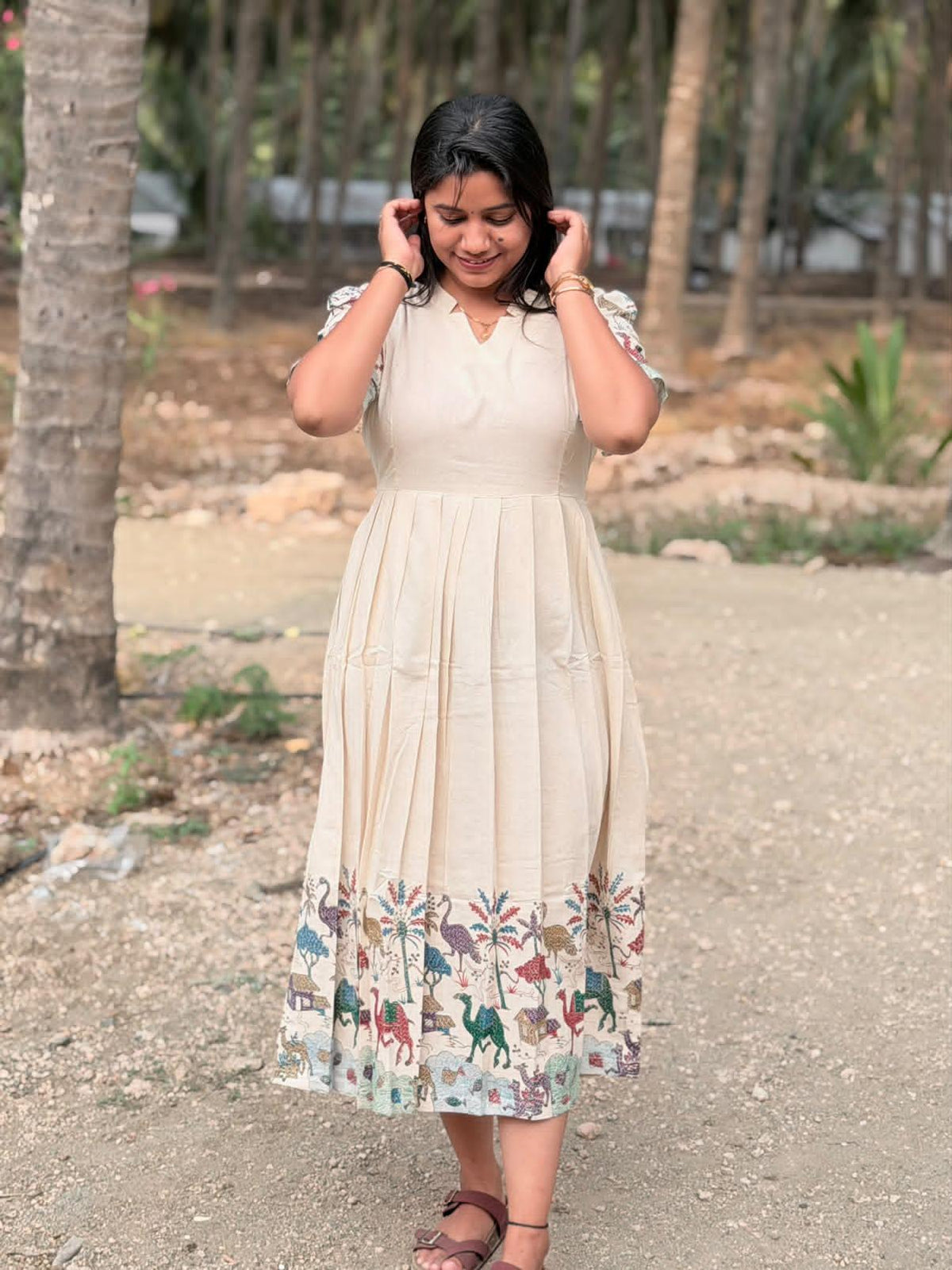Premium Cotton Frock - CFF227