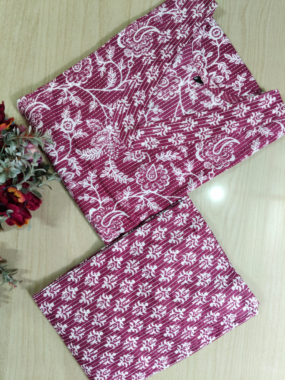 V neck Kurthi with Pant ALN23