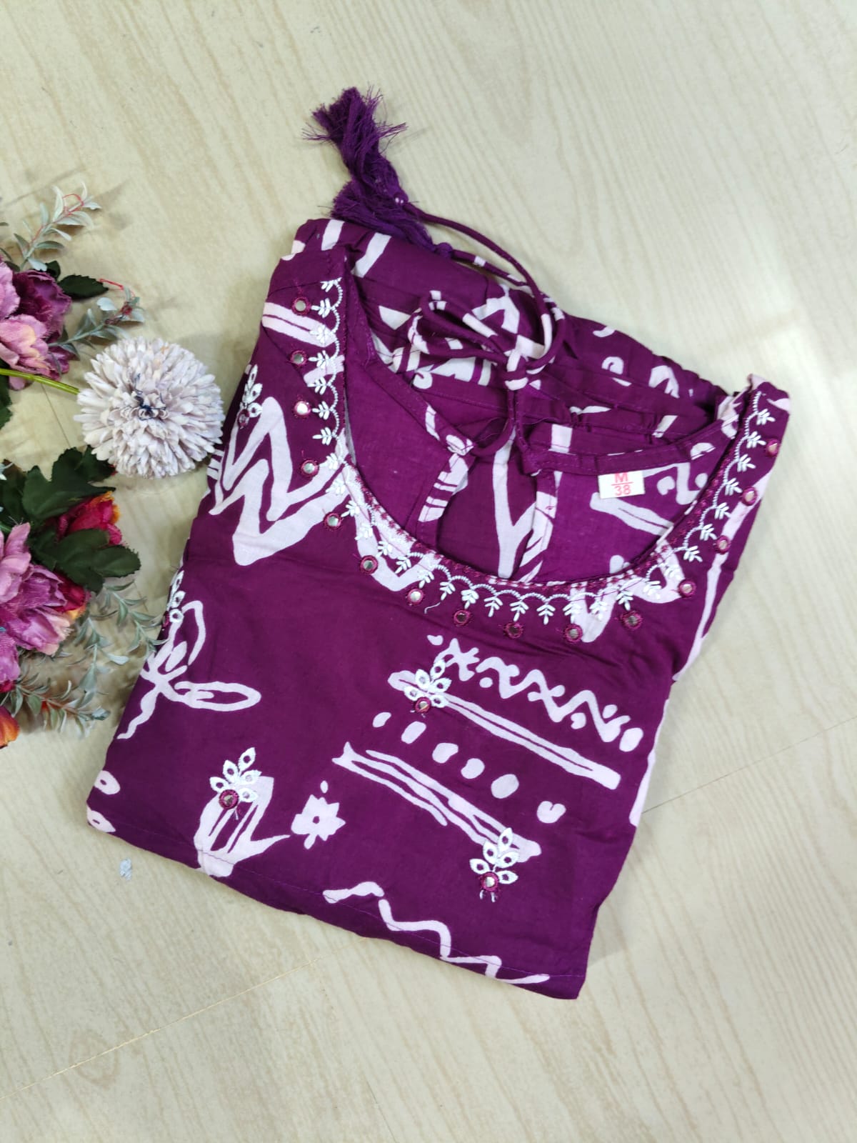 Cotton Long Sleveless Frocks CLF24