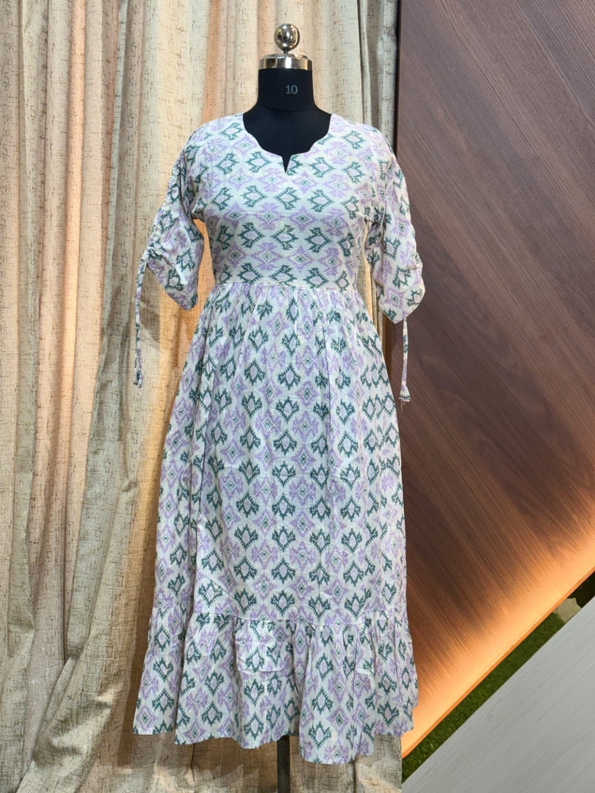 Premium Rayon Floral Frock RF24