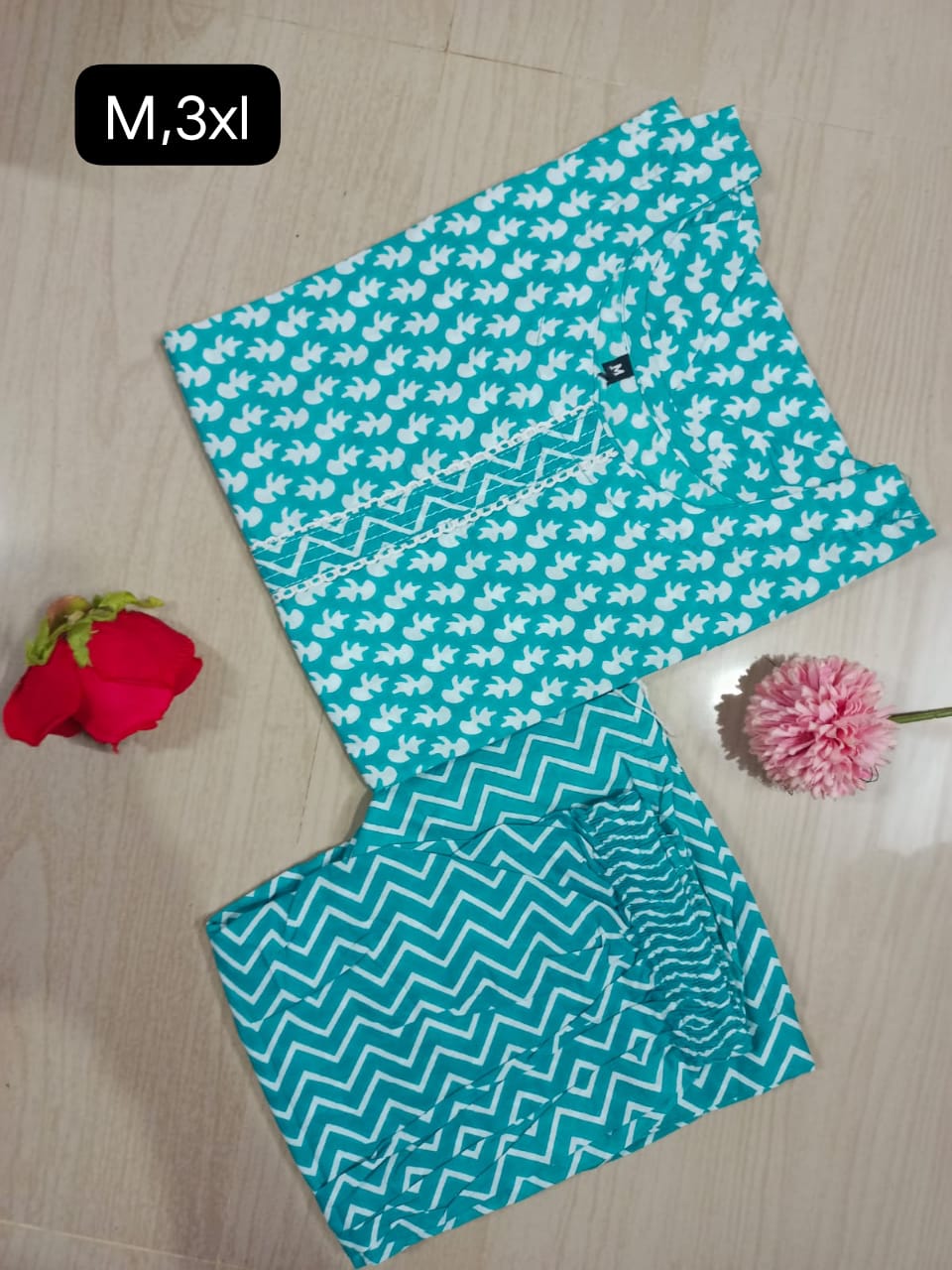 Jaipur Cotton Kurti with Pant - JCK25 (Check Our Size Chart Before Placing the Order)
