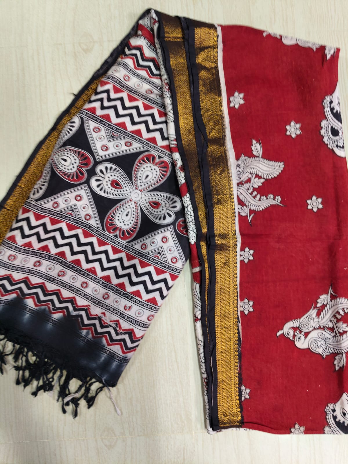 Kalamkari Pure Cotton Duppatas KCD27