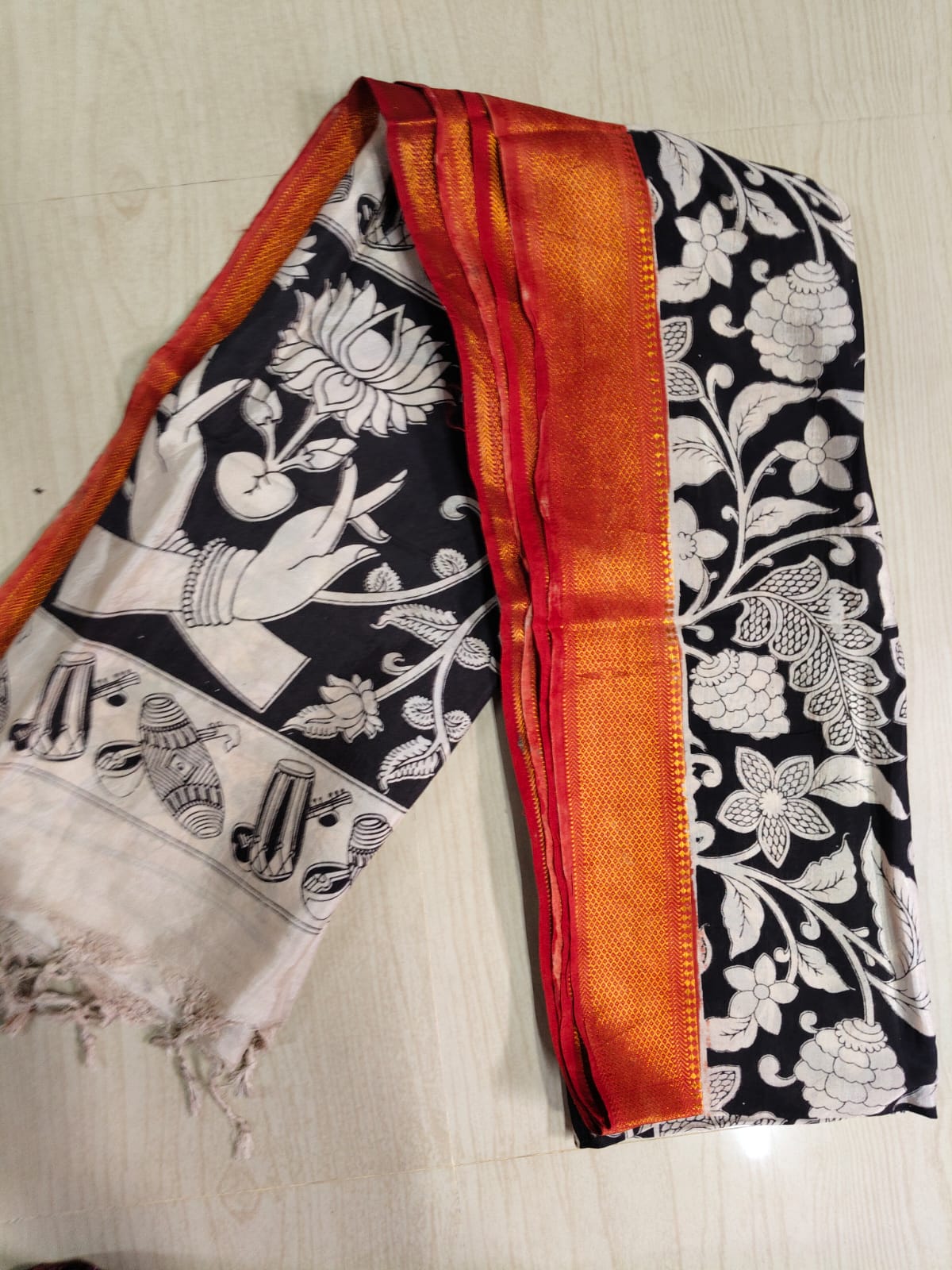 Kalamkari Pure Cotton Duppatas KCD28