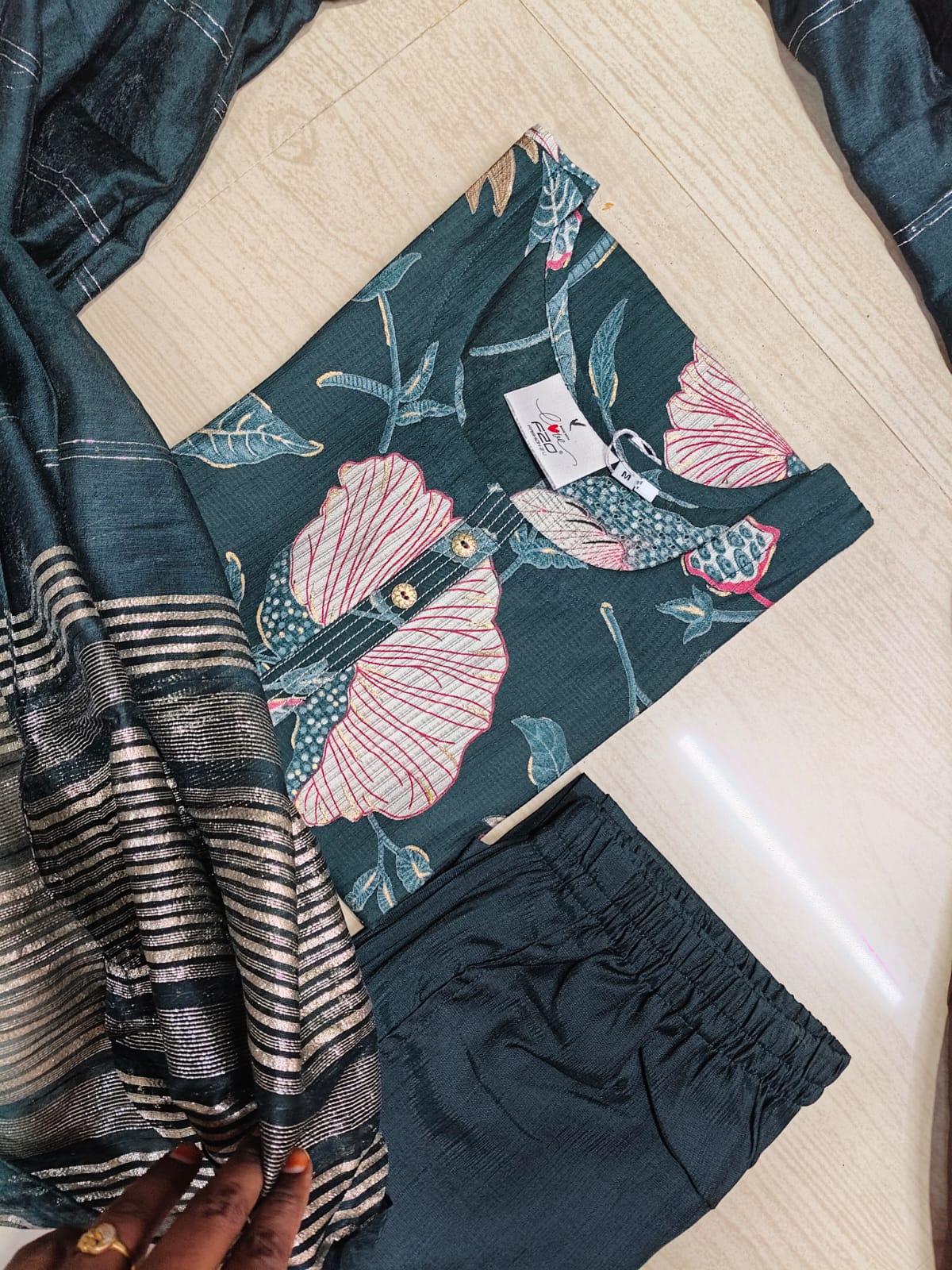 Premium Shiny Vetican Silk Kurti - SVK29