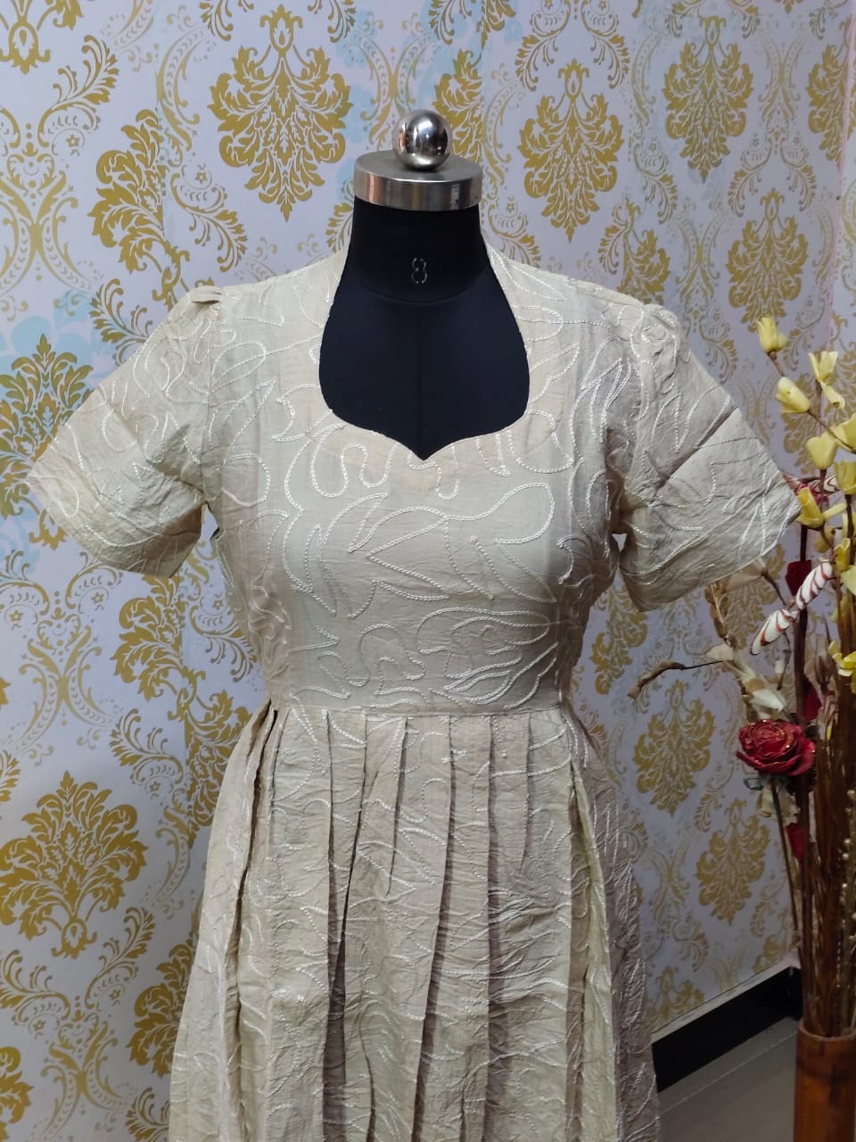 Premium Cotton Frock - CFF129