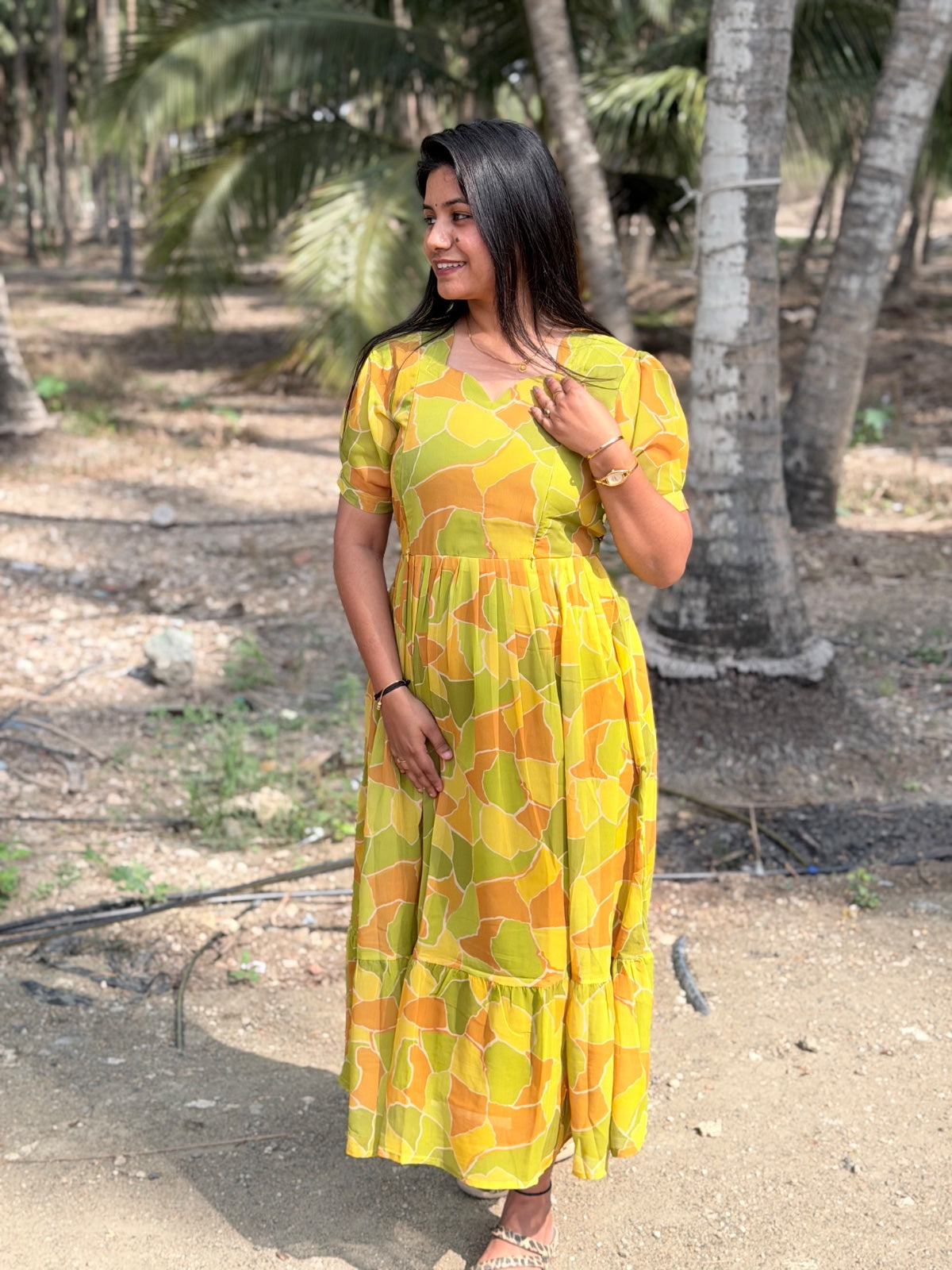 Georgette Feeding Frock FF02
