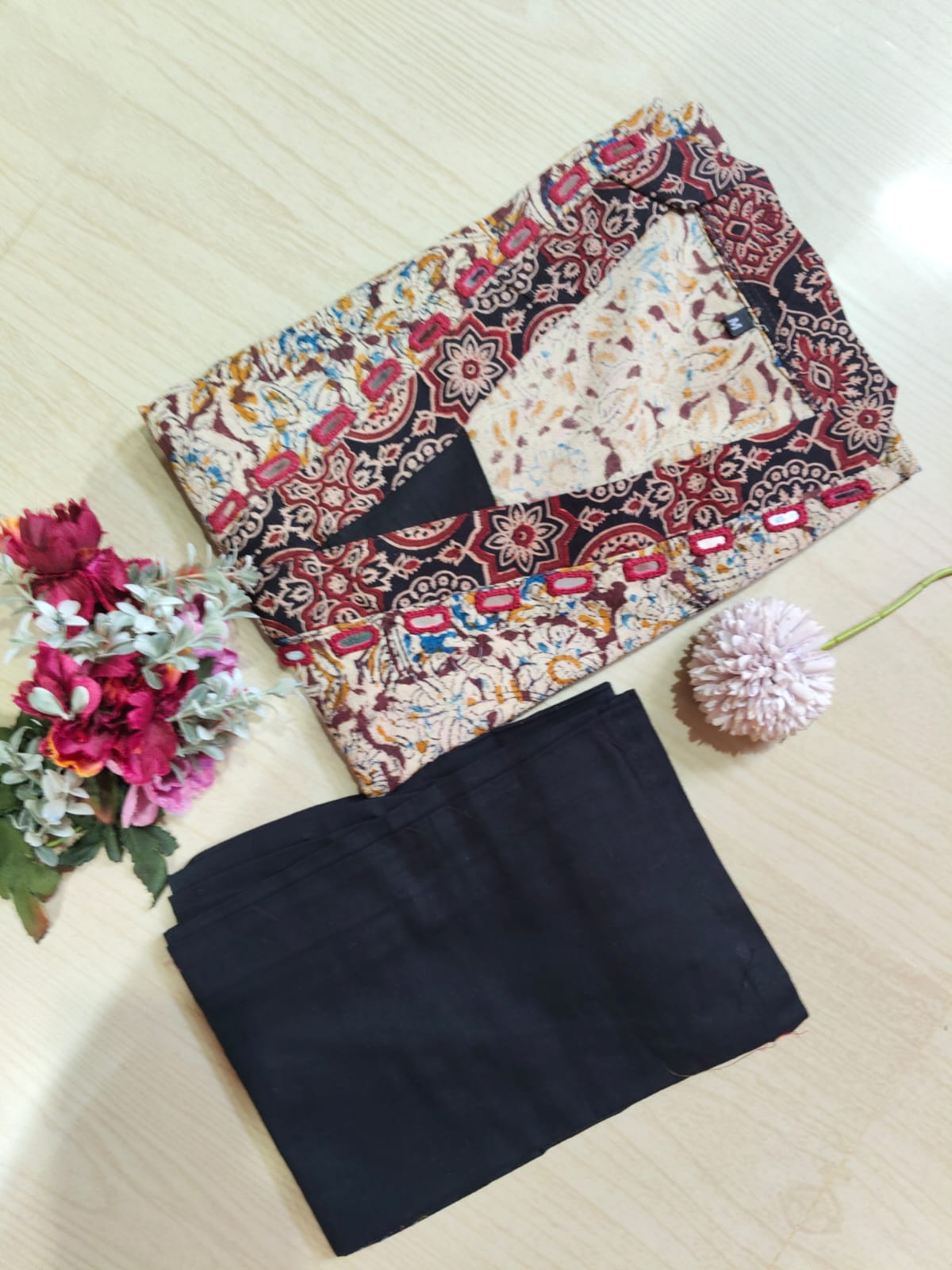 Kalamkari Kurti with Palazzo Pant KKP03