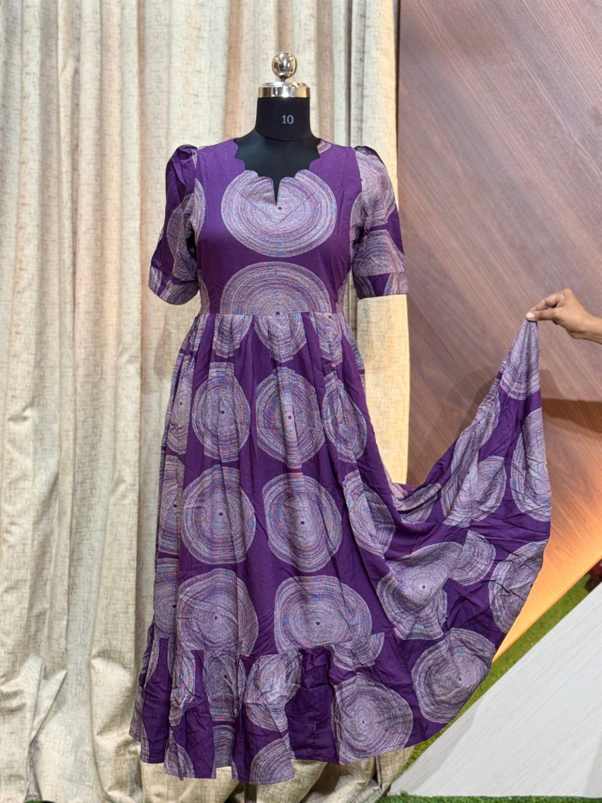 Premium Rayon Floral Frock RF02