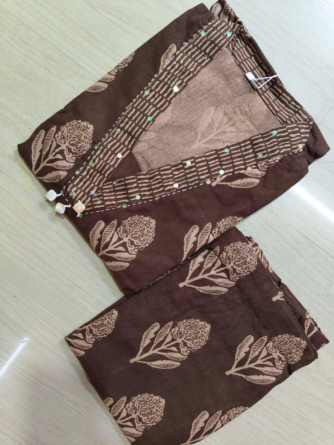 Premium Cotton Kurti With Phant CKP30