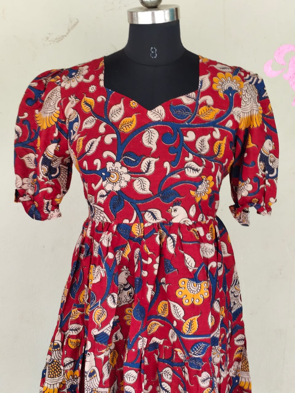 Kalamkari Anarkali Frock KAF30