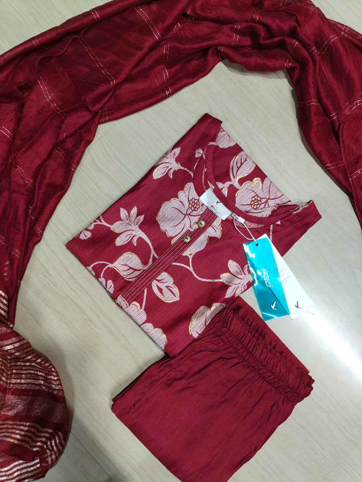 Premium Shiny Vetican Silk Kurti - SVK31