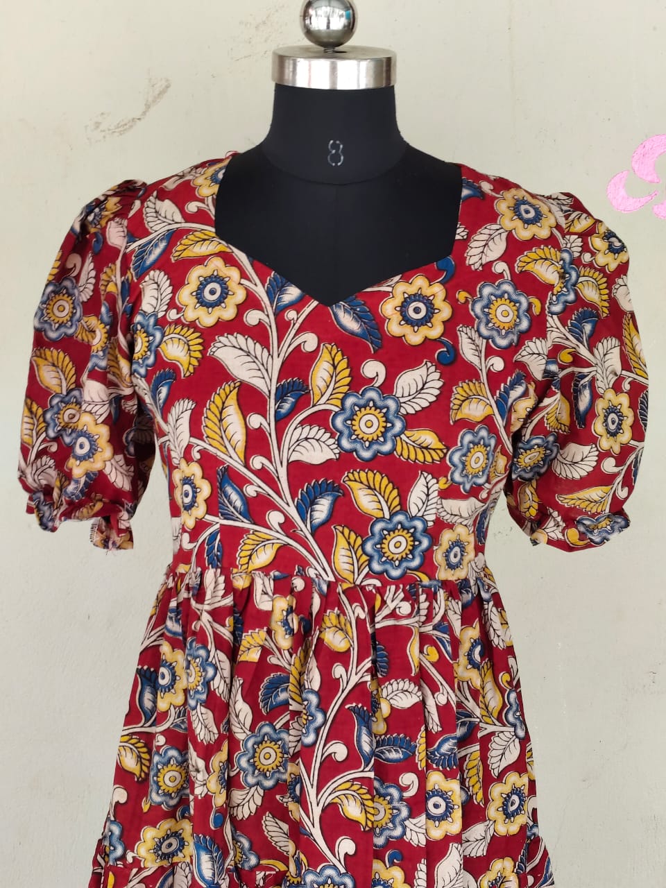Kalamkari Anarkali Frock KAF33
