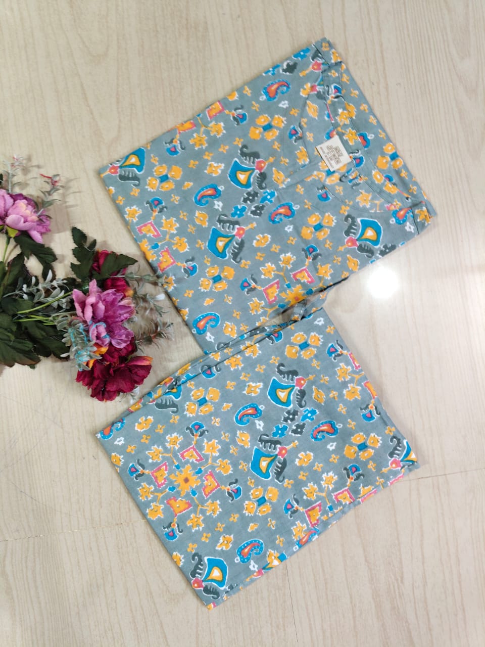 Cotton Co-ord Sets ( night suits ) NSC133