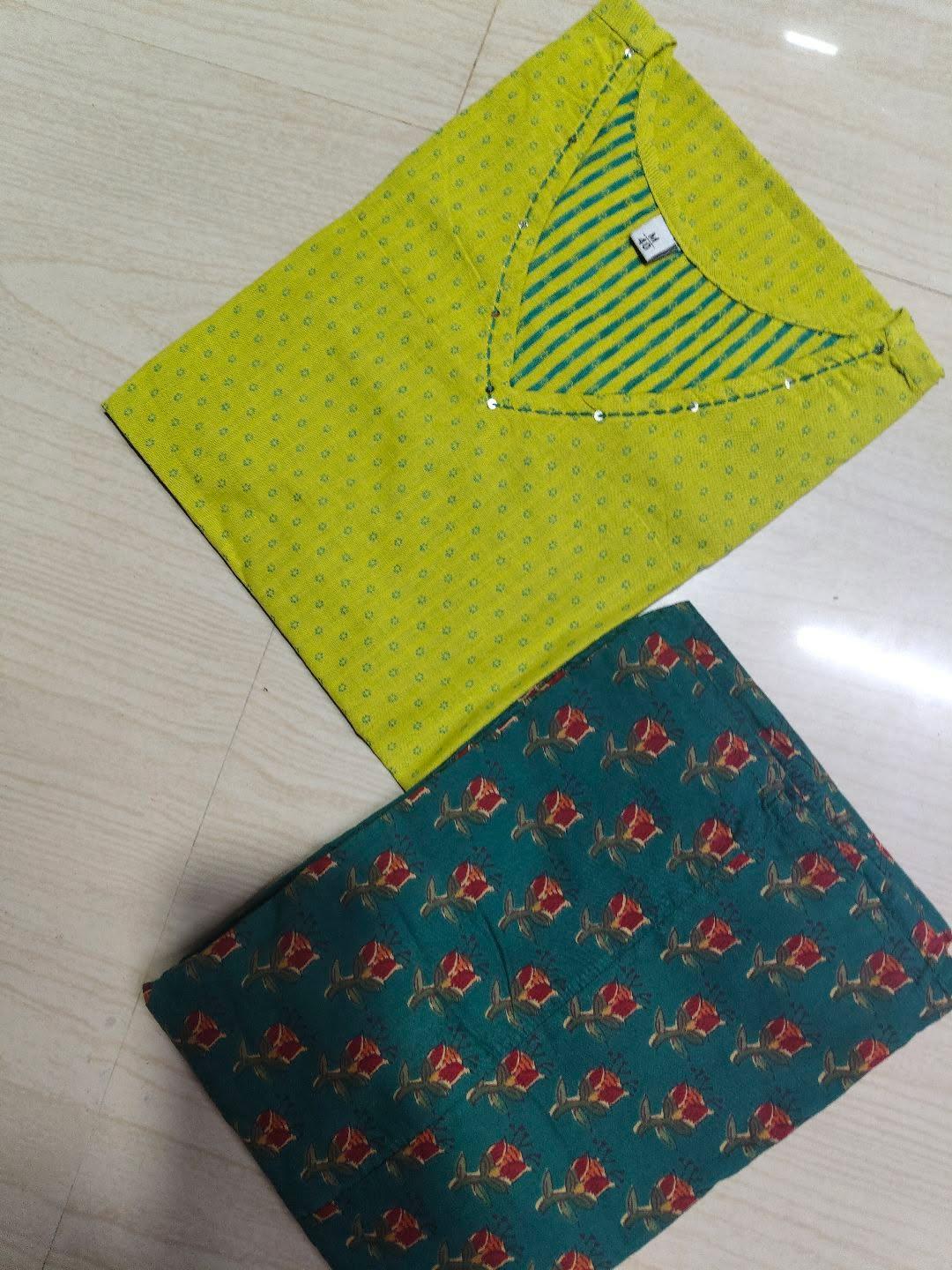 Short Kurthi With Cotton Palazzo SKP33