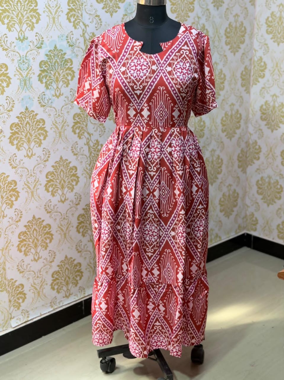Premium Cotton Frock - CFF236