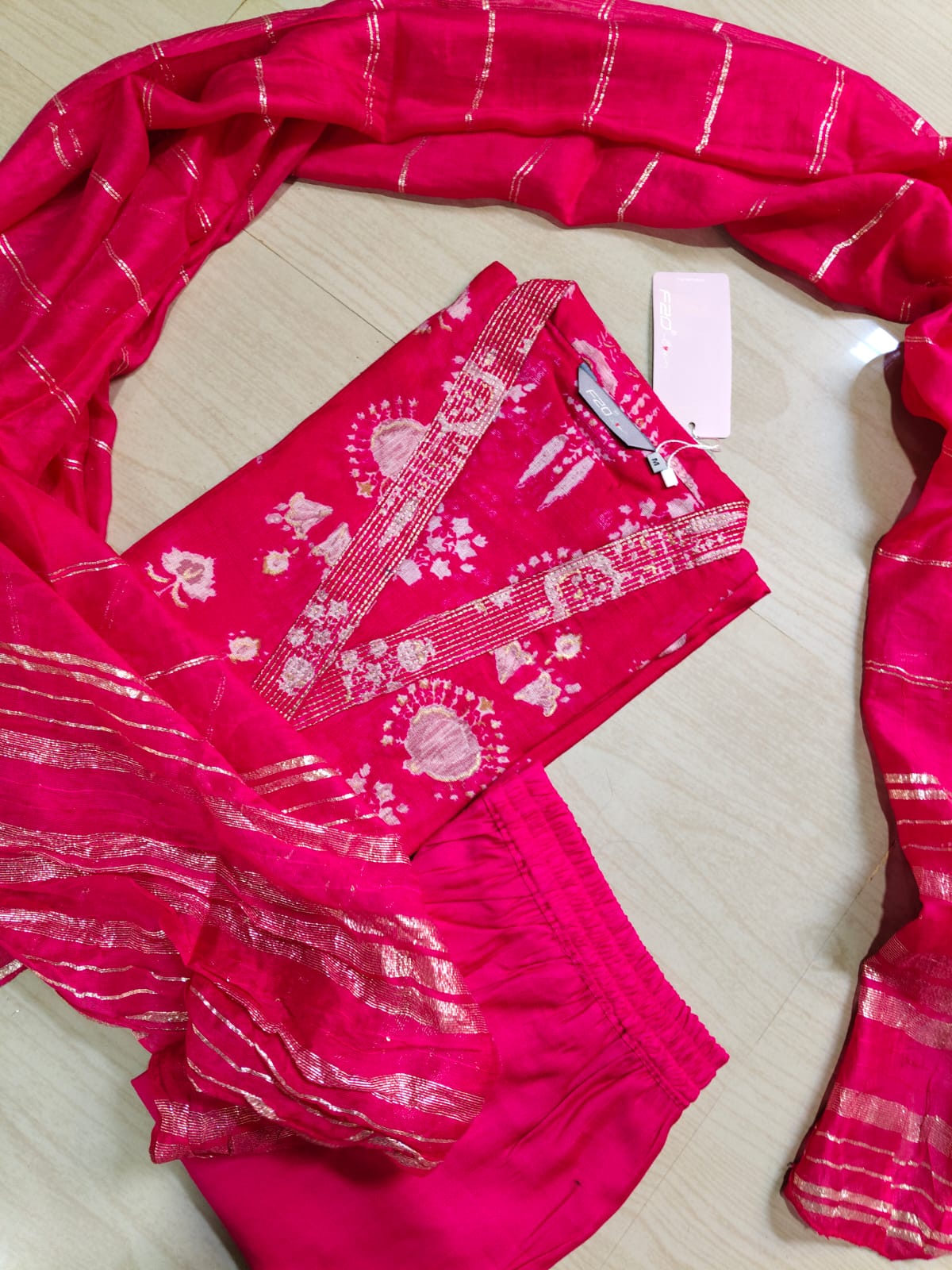 Premium Shiny Vetican Silk Kurti - SVK37