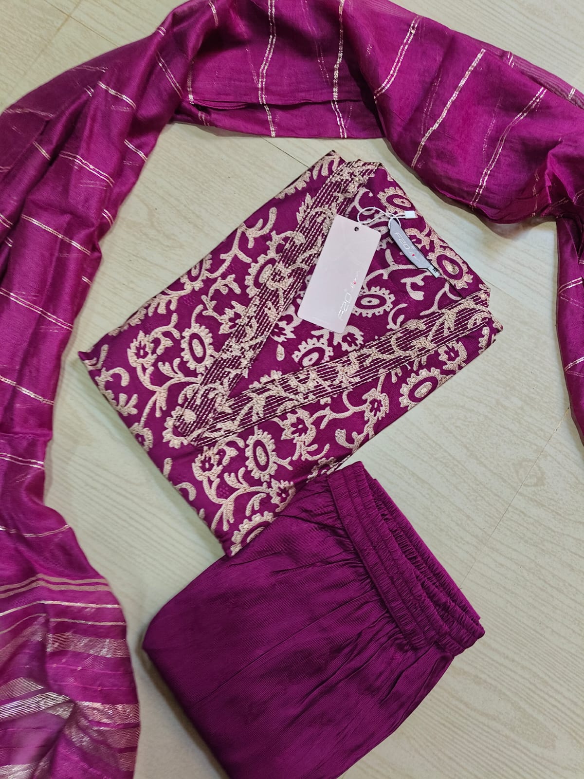 Premium Shiny Vetican Silk Kurti - SVK38