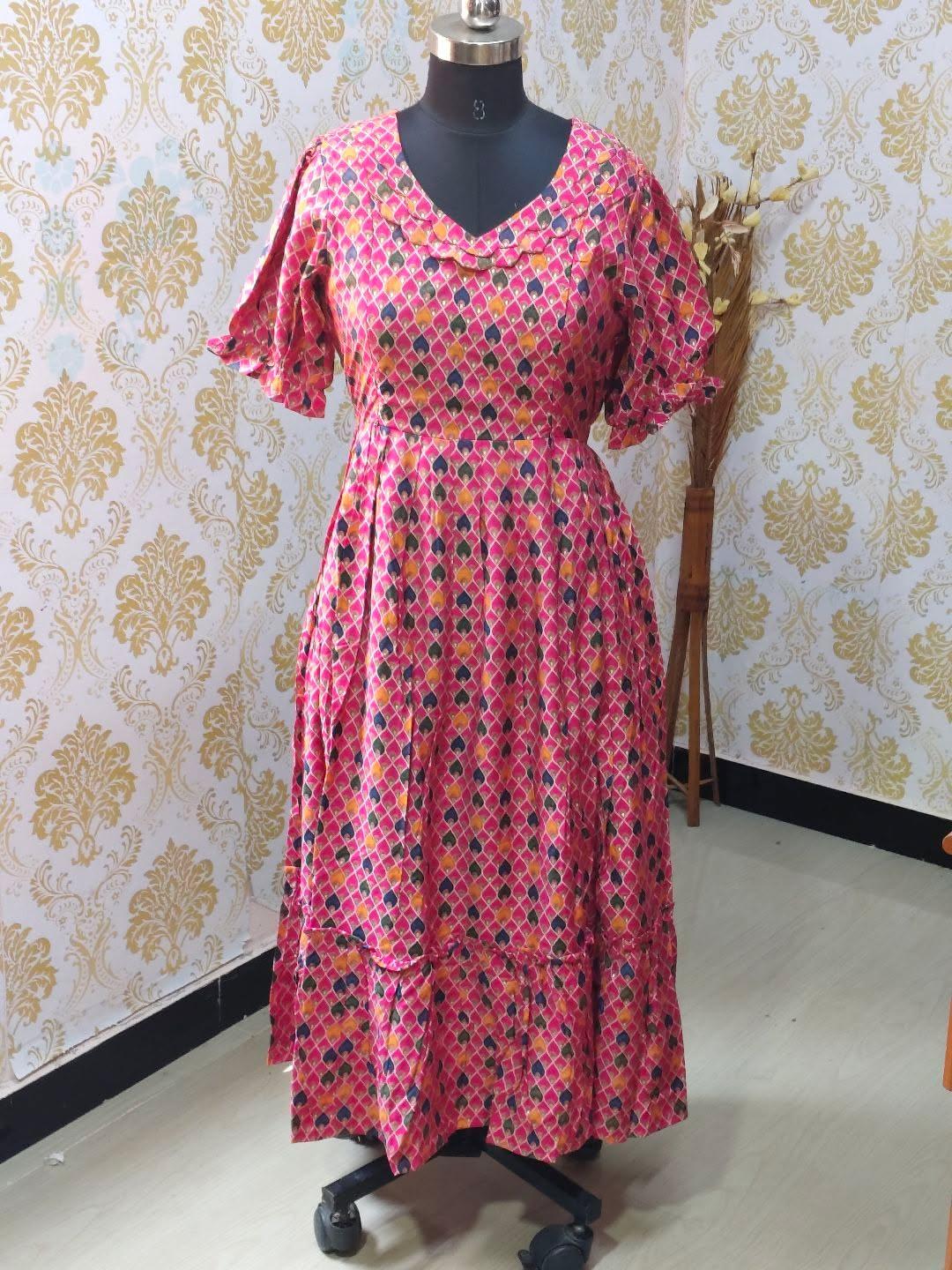 Muslin Feeding Frock GEF41
