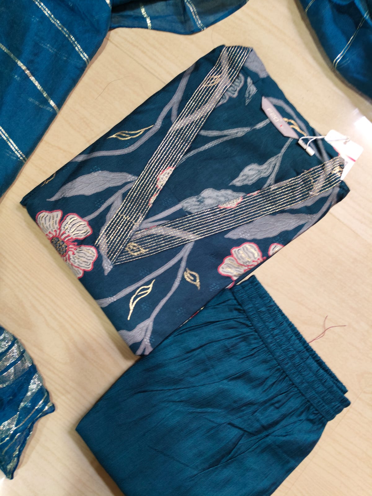 Premium Shiny Vetican Silk Kurti - SVK41