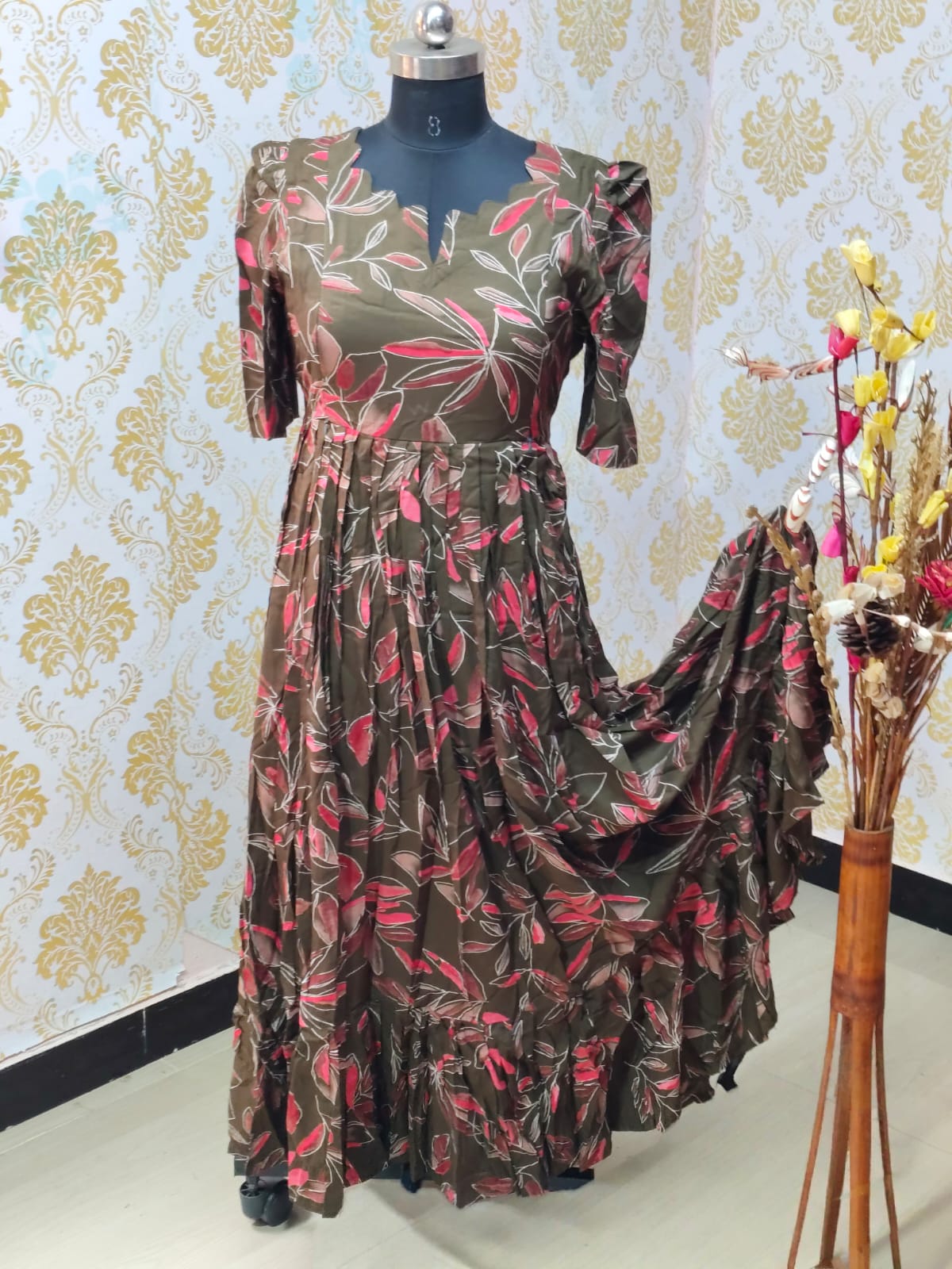 Premium Rayon Feeding Frock IFF45
