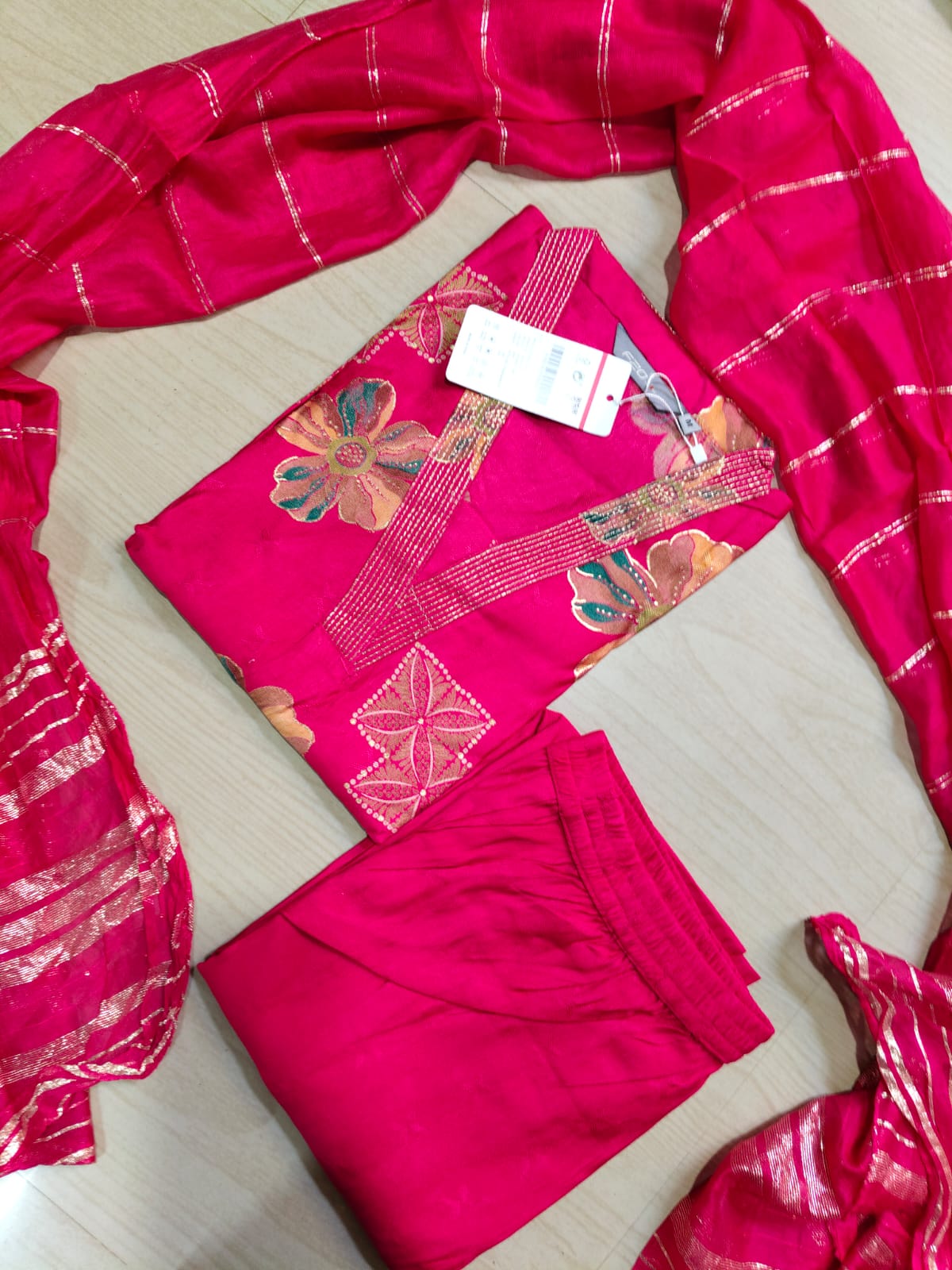 Premium Shiny Vetican Silk Kurti - SVK46